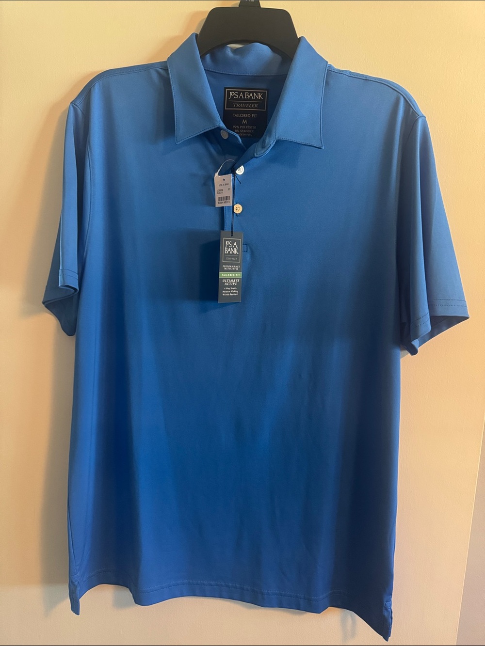 Jos. A. Bank Blue Polo Shirt - Traveler Series